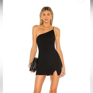 Revolve Lovers and Friends Keely Mini‎ Dress in Black